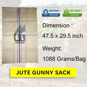 Bolsas de Yute Binola Nuevas de 47.5x29.5 Pulgadas, 1088g, para Empaque de 100kg, Sacos de Tela Ecológicos, Proveedor Mayorista Goodman Global Bangladesh - Product Image 2