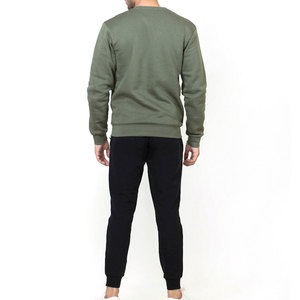 Sweat-shirt classique d'hiver pour homme - Doux, 100% coton polaire, uni, confortable, décontracté, pour un usage quotidien, style streetwear - Product Image 6