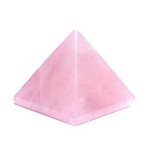 Pirámide de piedras preciosas de cuarzo rosa de alta calidad, cristales curativos pulidos a granel, mascota del amor, venta al por mayor, rosa de alta calidad - Product Image 1