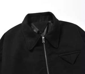 Vestes universitaires pour hommes Vente en gros d'hiver élégantes Fabricants personnalisés Coton Travail Tissus décontractés grande taille - Product Image 4