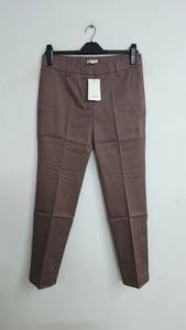 Pantalon Chino en Denim Taille Moyenne à Jambes Droites avec Fermeture Éclair, Nouvelle Collection Tendance pour Femme, Style Décontracté et Urbain, Qualité Supérieure - Product Image 4