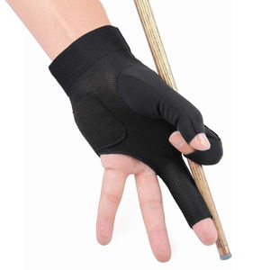 Wholesale Pakistan Supplier's Low Price 3-Finger Breathable Snooker <b>Pool</b> Game <b>Gloves</b> Billiard <b>Gloves</b> - Product Image 3