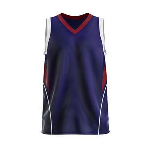 Vêtements de sport pour jeunes de haute qualité, tissu 100% polyester, logo personnalisable, maillot de basket respirant - Product Image 2