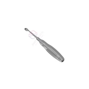 Curette osseuse droite VOLKMANN 180 mm, 10 mm, ergonomique, en acier inoxydable, outil chirurgical manuel, certifié CE, classe I, non stérile pour - Product Image 1