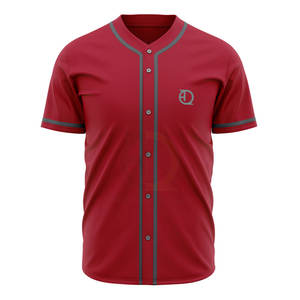 OEM Ropa Deportiva Jersey de Béisbol con Mangas Cortas Transpirable Nuevo Diseño Jersey PARA LA Venta en Línea - Product Image 4
