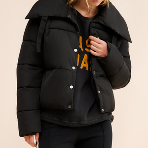 High Quality Women's <b>Winter</b> Puffer Jacket Zipper Closure Loose Fit Customizable Breathable Cotton Windproof Quick Dry 2026 - Product Image 4