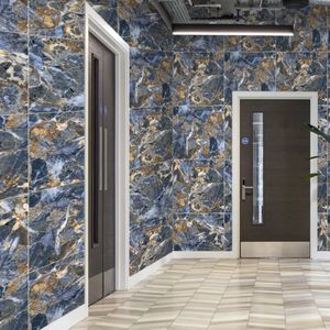 Mejore sus interiores con elegantes azulejos de porcelana de 60x60cm procedentes de los mejores fabricantes de La India, azulejos modernos con buen acabado de mármol - Product Image 1