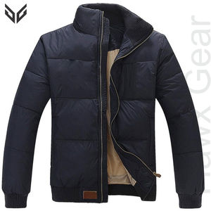 Veste pour hommes de haute qualité coupe ajustée et rembourrée pour l'hiver extérieur toile personnalisable tissu professionnel Style haute rue - Product Image 3