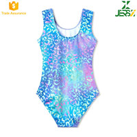 Maillots de Gimnasia para Niñas, Personalizables con Color y Logotipo, Brillantes, de una Pieza, para Danza y Gimnasia, de Poliéster y Spandex, OEM