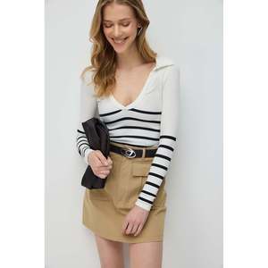 T-shirt décontracté à manches longues sans couture pour le cou, 100% polyester - Product Image 5