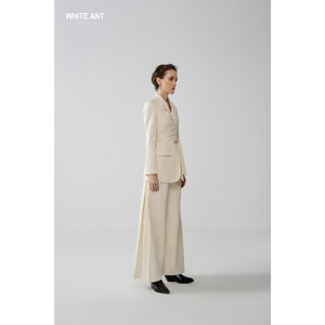 Pantalon de mode durable Pantalon Louisa taille haute pour femmes Tissu de haute qualité Vêtements pour femmes Ensemble 2 pièces Grossiste blanc - Product Image 1