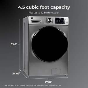 NUEVO EN STOCK KENNMOREEs 4.5 pies cúbicos Lavadora-Secadora de Carga Frontal con Tratamiento de Vapor para Eliminar Manchas - Product Image 3