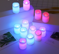 Bougies électroniques de Noël TOOWIN, petites bougies chauffe-plat, bougies LED, décorations de Noël, de mariage et d'anniversaire