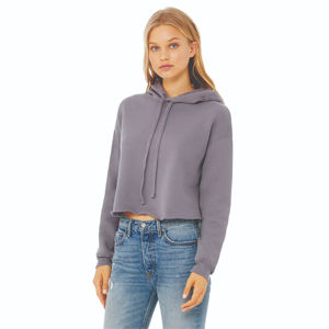 Vêtements d'hiver 2025 Crop Top Hoodie pour femmes Sweat-shirts à manches longues de qualité pour femmes Sweat-shirts thermiques respirants de haute qualité - Product Image 3