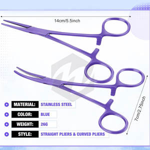 Pince hémostatique professionnelle 14/16/18cm porte-aiguille en acier inoxydable pince à moustiques Instruments chirurgicaux dentaires - Product Image 2