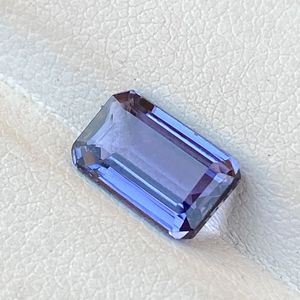 Piedra de corte esmeralda Octágono de tanzanita Natural Bio Color de grado AAA, 2,11 quilates, excelente lupa de Color de zoisita, joyería limpia - Product Image 1