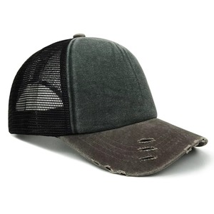 Gorra deportiva Vintage de dos tonos RTS, ala curva, lavado, 5 paneles, Retro, desgastado, desteñido, gorra de camionero de algodón asequible, gorras de béisbol - Product Image 2