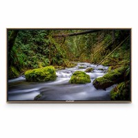 Panel BOE Asli 43 Inci 2K HD Smart TV dengan Layar Anti Pecah Kaca Tempered untuk Tampilan Komersial/Hotel