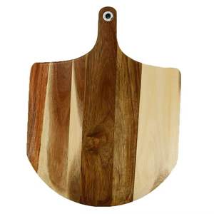 Couteau à fromage en bois d'acacia de haute qualité ensemble de planche à découper carré beurre bloc à découper vaisselle accessoires de cuisine faits à la main - Product Image 3