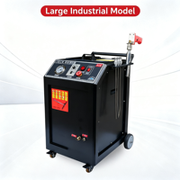 Dry Ice Blasting <strong>Machine</strong> Automatic Industrial 0-10bar 4 Nozzles Block Ice Feed Automotive Carbon Deposit Cleaner CE 1Y Warranty