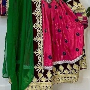 OEM nuevo afgano Kuchi Tribal Vintage vestidos 2025 para mujeres estilo modesto cremallera Pakistán ropa fabricante - Product Image 5