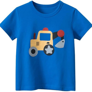 Camiseta de algodón de punto para niños pequeños, ropa de Boutique con apliques personalizados, ropa de verano cómoda para niños, ropa para niños, camisas - Product Image 5