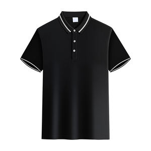 Meilleure vente de haute qualité personnalisé polo pour hommes à manches courtes affaires polo t-shirt solide personnalisable coton grande taille - Product Image 2