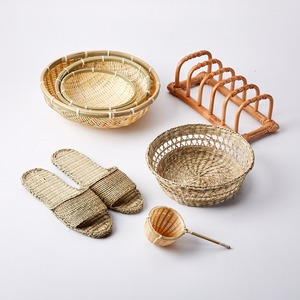 Vente chaude chaussures en jonc de mer pour dames et hommes été tongs mer herbe tongs différentes tailles - Product Image 6