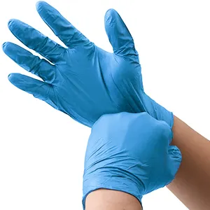 Ucuz parmak doku mutfak ağır sanayi dövme güzellik özel logo lateks ücretsiz tek kullanımlık nitril eldiven eldiven