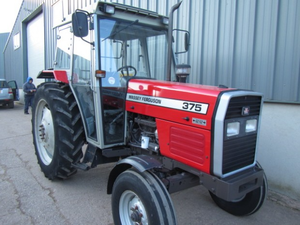 Calidad original Massey Ferguson 100HP Tractor / MF375 Tractor de granja con cabina y CA para la venta - Product Image 2