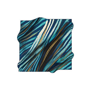 Écharpe en twill de soie à impression numérique personnalisée de luxe - Product Image 1