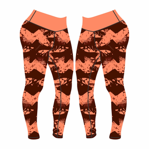 New Arrival Women's Elastic Waist Skinny Leggings Gym Workout Fitness Wear Breathable UV Protection Compression <b>Stretch</b> Durable - Product Image 1