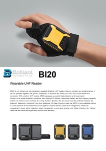 Bi20 UHF <span class=keywords><strong>RFID</strong></span> cầm tay Reader Trọng lượng nhẹ 80cm phạm vi SDK hỗ trợ cho linh hoạt hàng tồn kho theo dõi bán buôn PDA Cổ Phiếu có sẵn - Product Image 2