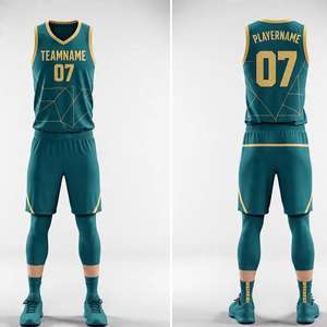 Maillots de basket-ball personnalisés avec impression par sublimation, 100% polyester, haut sans manches, ensembles de maillots d'équipe de basket-ball pour hommes 2026 - Product Image 2