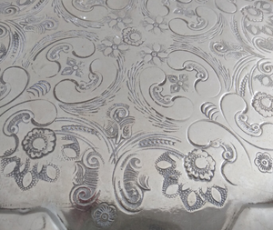 Plato de Presentación Plateado Vintage de la Mejor Calidad, Platos de Metal para Decoración de Bodas, Bajo Platos en Oferta - Product Image 3