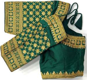 Blusa De Diseñador Con Secuencia De Brillo, Trabajo De Jari Y Dori - Product Image 5