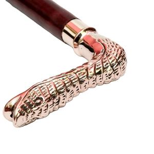 Cannes victoriennes décoratives et bâtons de marche pour hommes et femmes-36 "Brown Ebony Brass Handle Unisex Derby Foldable Canne - Product Image 1