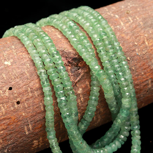 Kyanite verte à facettes Rondelle perles fabrication de bijoux 3.5-4mm gros menthe Kyanite brins de pierres précieuses pour la fabrication de bijoux-16 pouces - Product Image 6