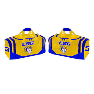Sacs de sport pliables imperméables écologiques légers de dernière génération, grande capacité, style sport, fermeture à glissière - Product Image 4