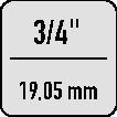 Foret à trépan multifonction 12 mm HSS avec revêtement TiAlN, profondeur de coupe 30 mm, Weldon RUKO - Product Image 4