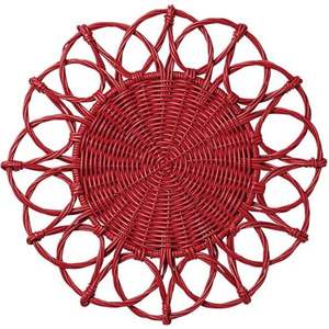 Decorative 13 Inch Rattan Charger <b>Plates</b> for Boho Rustic Wedding Party Handmade Woven Natural Placemats for Table Decor - Product Image 6