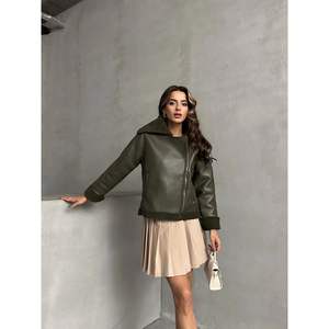 Chaquetas de Cuero para Mujer con Cierre, Producto al por Mayor - Product Image 3