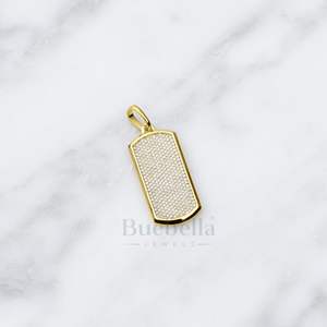 Pendentifs et breloques en diamant moissanite VVS en argent sterling 925 plaqué or 18 carats pour hommes et femmes - Product Image 4