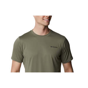 T-shirt Columbia da uomo Big & Tall Hike a girocollo, verde, taglia 2X - Product Image 2