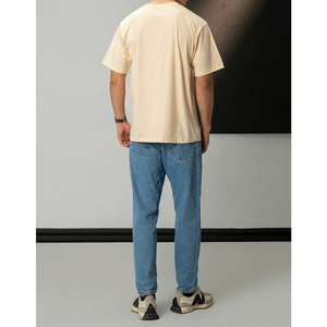 Usine directe en gros coton imprimé personnalisé 240 GSM épaule tombante Cool Fit Streetwear t-shirt surdimensionné - Product Image 6