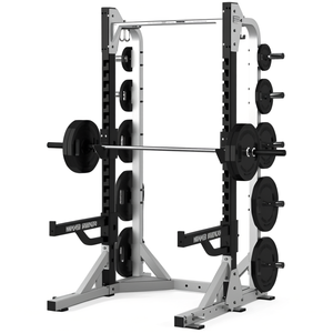 Remanufactured HD Elite <b>Half</b> <b>Rack</b> for Barbell Squats Presses Iron <b>Power</b> <b>Rack</b> for Strength Workouts Fitness Studios Training - Product Image 2