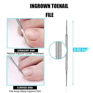 Ensemble coupe-ongles en acier inoxydable OEM Outils professionnels de pédicure coupe-ongles incarnés Outil de toilettage coupe-ongles podiatre - Product Image 5