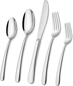 Luxury Stainless Steel Cutlery <b>Set</b> Perfect for Formal and Everyday Dining High Quality Stainless Steel <b>Flatware</b> <b>Set</b> - Product Image 5