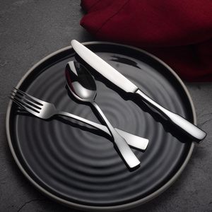 Lavish Cubiertos de acero pulido brillante Cubiertos Cuchara 15 piezas Juego de cubiertos de grado alimenticio de nuevo diseño Buen precio Acero con espejo - Product Image 3