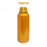 Collection de bouteilles en plastique PET 20mL 250mL 500mL 1000mL avec effet métallique Bouteille en plastique métallique dorée OEM ODM fabriquée au Vietnam
